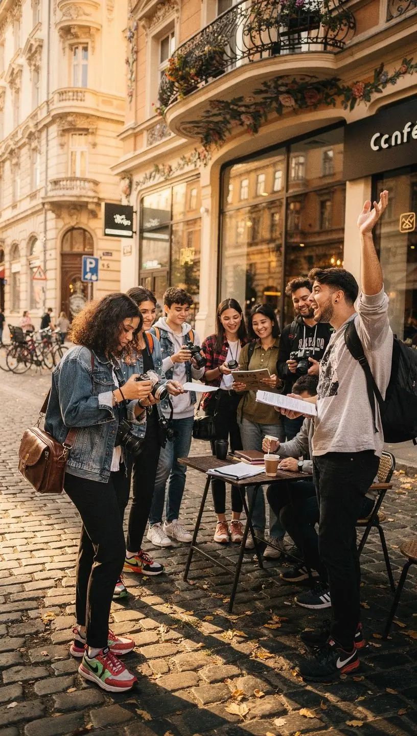 Fényképezőgép és világítás berendezések, amelyek egy profi filmes produkciós környezetet ábrázolnak.